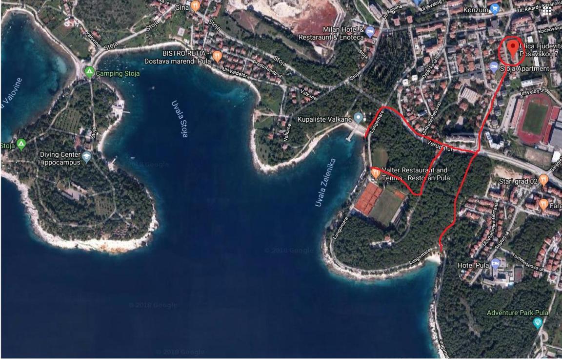 Ferienwohnung Lair By The Sea - Stoja, Pula Exterior foto